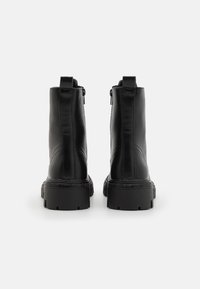 Anna Field Botines con cordones - black