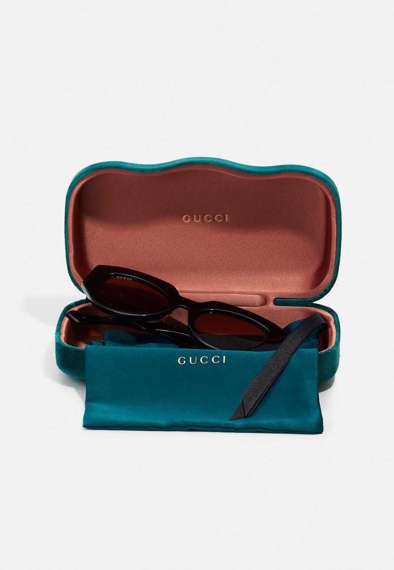 Gucci GEOMETRICAL/DIRECTIONAL - Sunglasses - havana brown  display picture 3