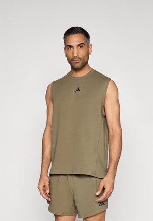 D4T TEE - Top - olive strata