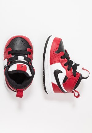 Jordan 1 MID BT UNISEX - Basketbalschoenen - black/gym red