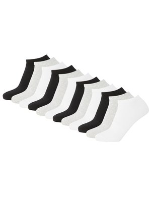 Nike Everyday Lightweight Enkelsokken 3-Pack Zwart Donkergrijs Wit