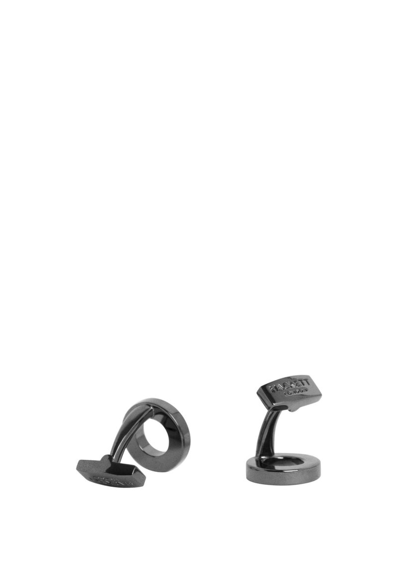 Hackett London BRND POLO - Cufflinks - gunmetal grey/grey - Zalando