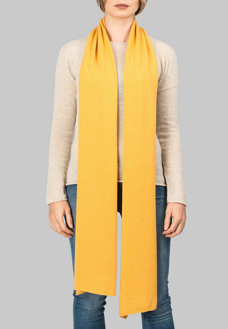 Dalle Piane Cashmere BLEND - Sjal / Tørklæder - giallo