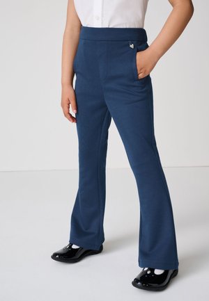 REGULAR FIT - FLARED PULL ON SCHOOL - Stoffhose - navy