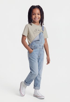 TEE AIR UNISEX - Potiskana majica - light bone/black