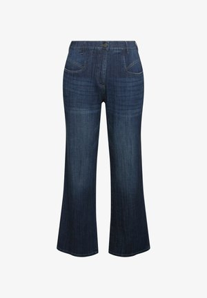 Ulla Popken STRETCH - Bootcut jeans - rinsed wash