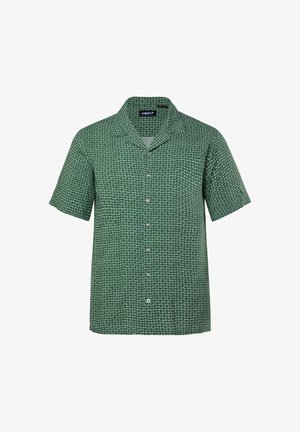 Men Plus, SHIRT, SHORT SLEEVE, ALL-OVER PRINT, CUBA COLLAR, CUBA FIT, UP TO 8 XL - Hemd - mint green