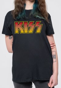 Paradiso Clothing KISS VINTAGE BAND LOGO - Print T-shirt - black