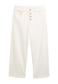 TTCULOTTE Cropped - Sirgete säärtega teksad - whisper white