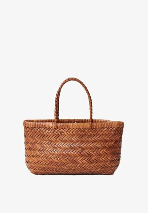 DRAGON DIFFUSION MINI FLAT GORA - Borsa a mano - marrone