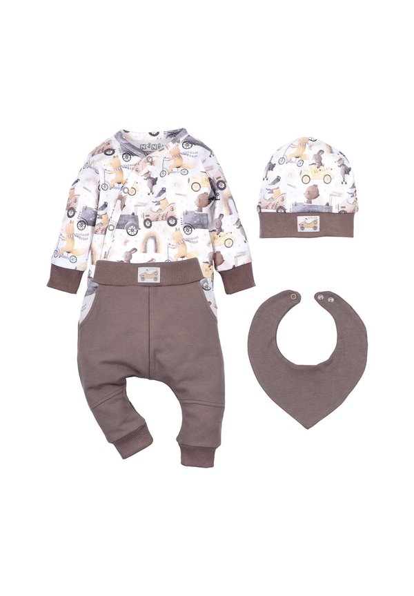 4TLG SET HERBST WINTER - Body - weiß braun