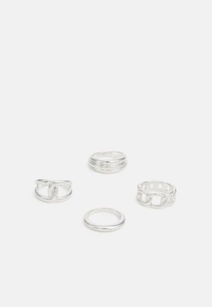 4 PACK - Ring - silver-coloured