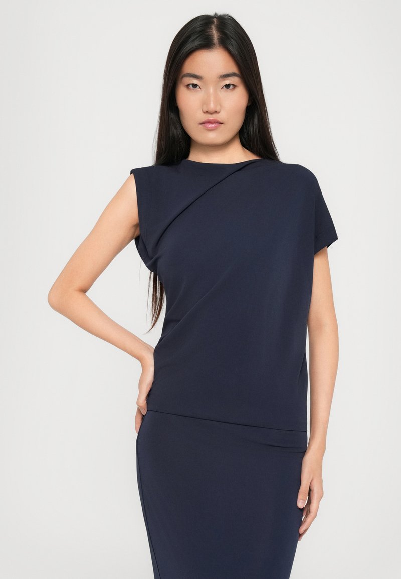 Cult Gaia JONA DRESS - Maxi dress - deep lake/dark blue - Zalando