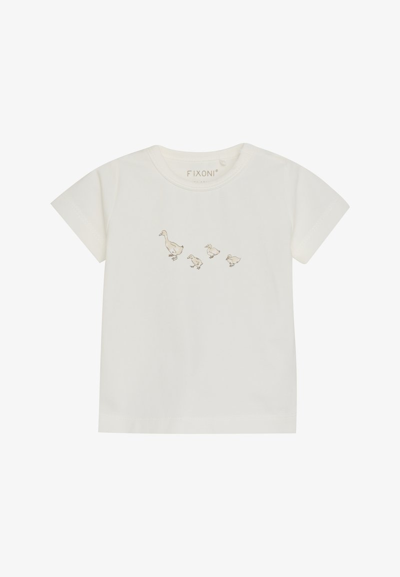 FIXONI T-shirt imprimé - coconut milk
