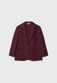 Stradivarius REGULAR FIT - Kratki kaputi - bordeaux