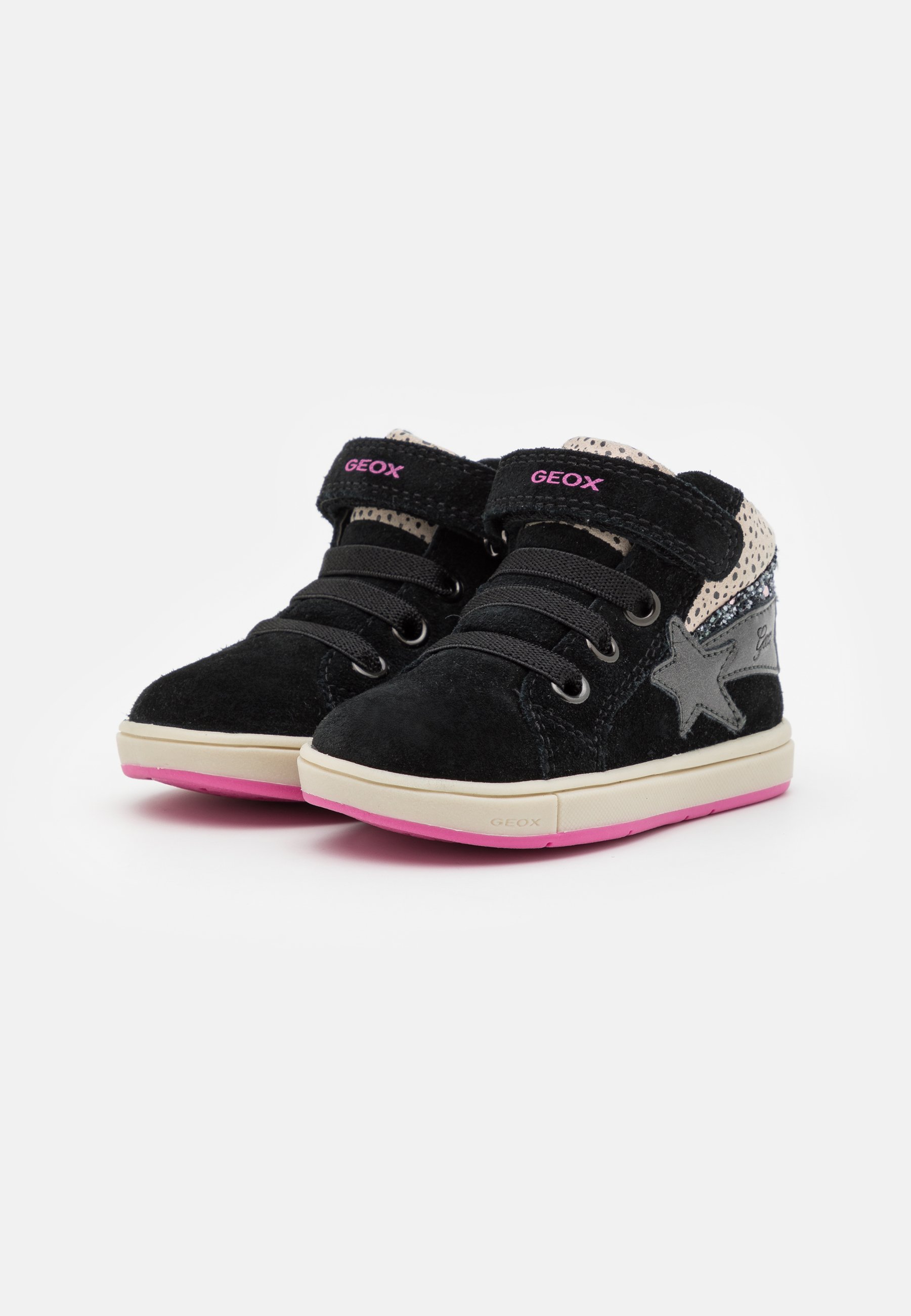 SCARPE SNEAKERS ALTE DONNA GEOX INVERNO D94BDE 08522 C9999 TAHINA BLACK