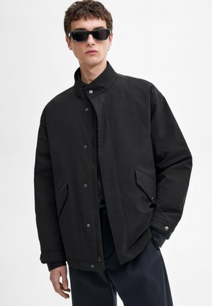COLLAR DETAIL - Light jacket - dark blue