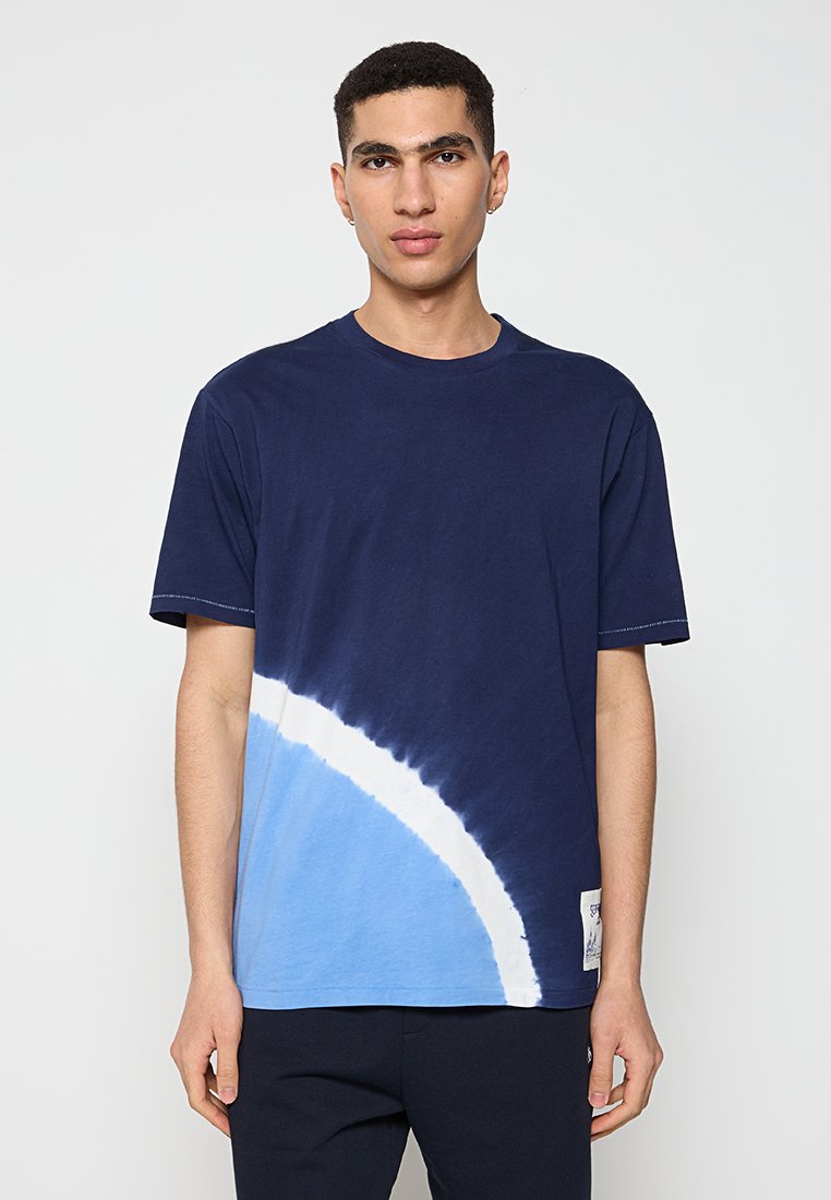 Scotch & Soda T-shirt print donkerblauw