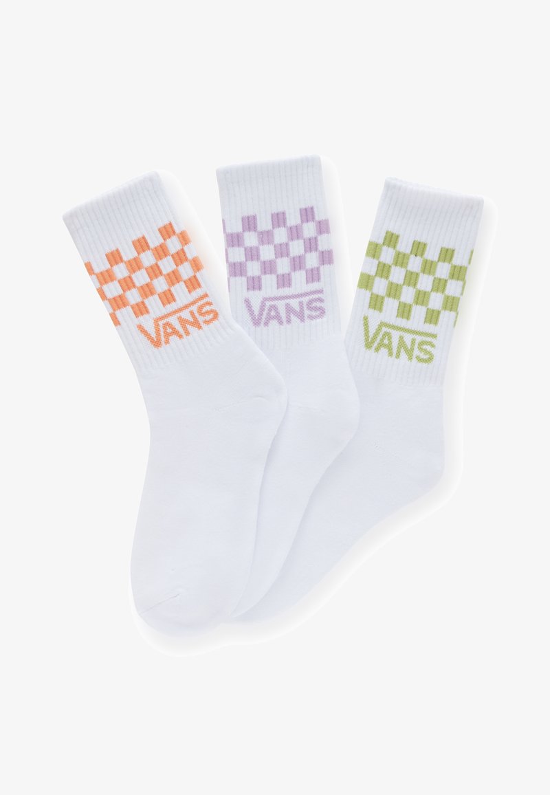 Vans 3 PACK CLASSIC CHECK CREW - Calze - leaf green