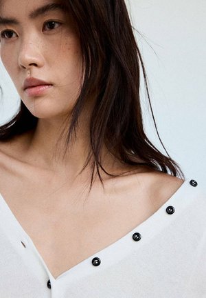 Mango, ADULT - Chaqueta de punto - white