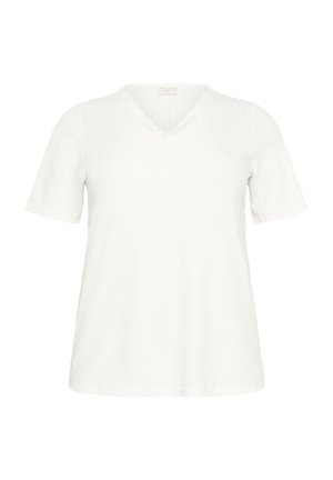 Kaffe Curve KCFANANDA - Basic T-shirt - chalk cc