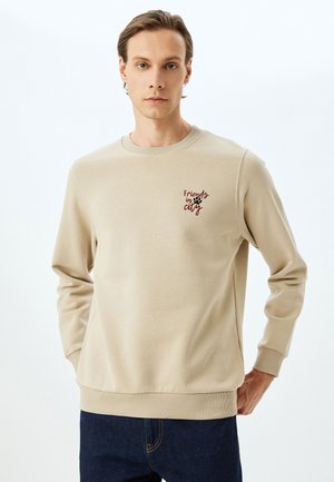 Koton SLOGAN - Sudadera - beige