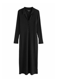 COLLAR DETAIL TALL - REGULAR FIT - Vestito lungo - black