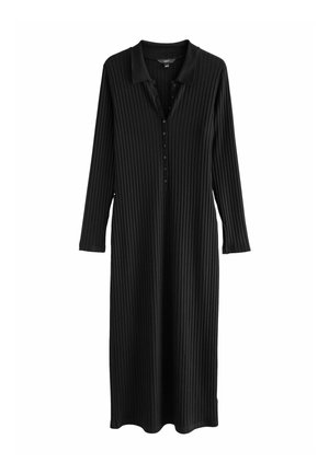 Next COLLAR DETAIL TALL - REGULAR FIT - Maksikleit - black