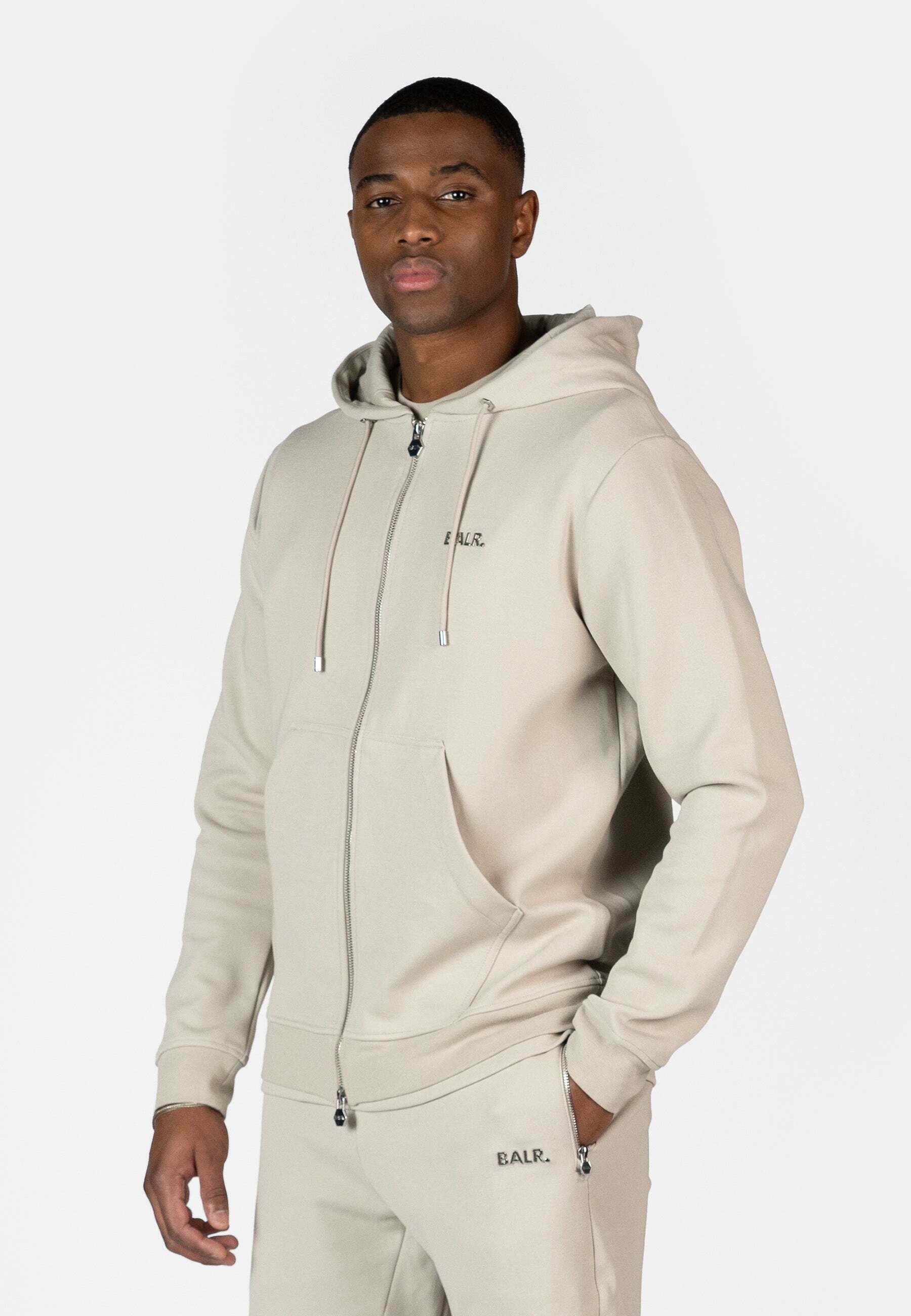 BALR. Q-SERIES REGULAR FIT THROUGH HOODIE - Zip-up sweatshirt 