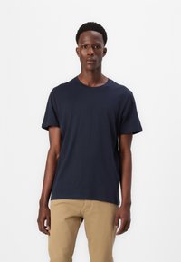 Selected Homme - ASPEN SS O NECK NOOS - T-shirt basique - navy Image miniature 1