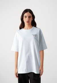 Samsøe Samsøe SAGIOTTO UNISEX - Marškinėliai su spaudiniu - white ti giuro
