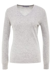 pure cashmere Strickpullover - light grey