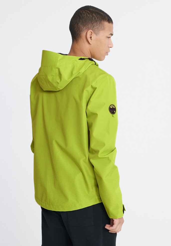 superdry lime green jacket