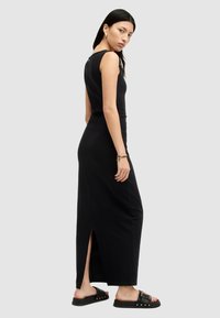 AllSaints KATARINA - Φόρεμα από ζέρσεϊ - black