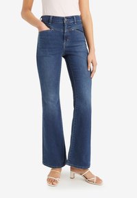 Levi's® 726™ HIGH RISE FLARE - Bootcut piegriezuma džinsi - made my day
