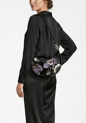 Guess, TASMIN SCHULTERTASCHE 21 CM - Schoudertas - black multi