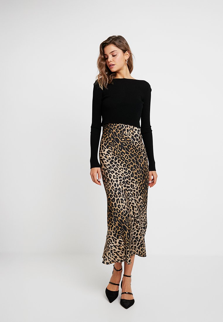 allsaints hera leopard dress