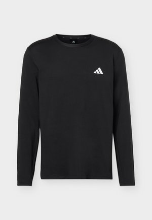 adidas Performance, WORKOUT ESSENTIALS FLEX LONGSLEEVE - Maglietta a manica lunga - black