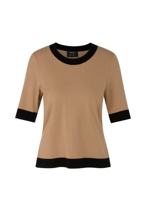 Marc Cain, MARC CAIN PULLOVER - Print T-shirt - tannin