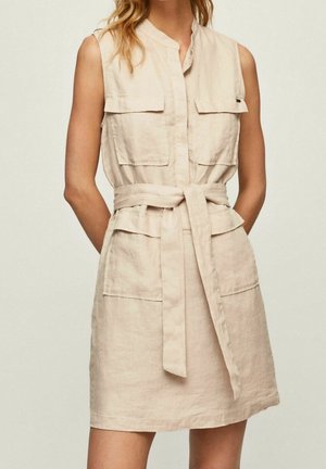 Abito a camicia - beige
