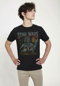 Star Wars STAR WARS: CLASSIC OLD SCHOOL CHOKE UNISEX - Triko s potiskem - black