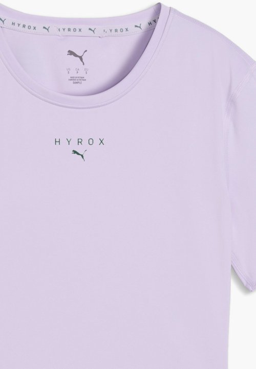 PUMA W X HYROX PWRMODE CROP TEE - Sports T-shirt - light lavender — foto 6