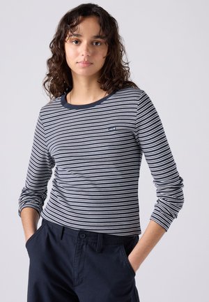 Levi's® ESSENTIAL TEE - Maglietta a manica lunga - mila stripe peacoat