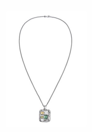 PERIDOT QUARZ CITRIN  - Necklace - silberfarben