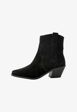Next, Bottines de cowboy / motard - black