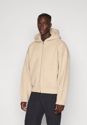 VONARSTRÆTI ZIPPED HOODIE - Sweater met rits - feather grey