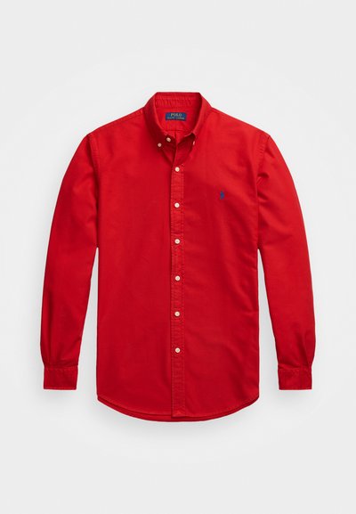 Polo Ralph Lauren SLIM FIT GARMENT-DYED OXFORD SHIRT - Shirt - red