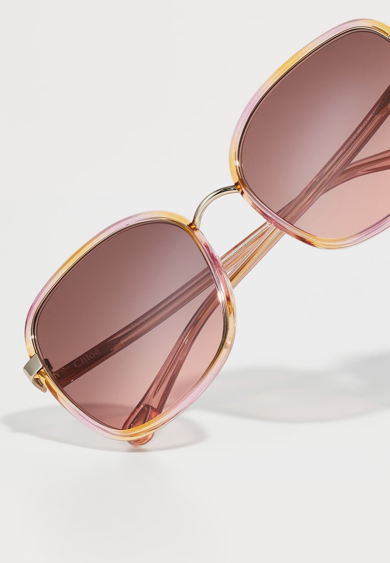 CHLOE Havana Rose Rectangle Sunglasses Chloe Havana 67mm Cat-Eye Sunglasses | Neiman Marcus main image 4