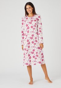 Damart INTERLOCK IMPRIMÉ - Camicia da notte - rose fleuri