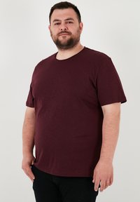 Buratti PLUS SIZE - Basic póló - bordeaux